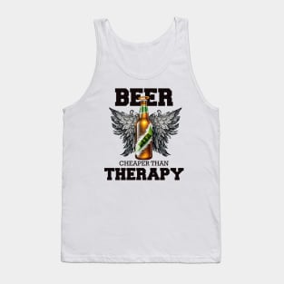 Beer is cheaper than Therapy 2 Tank Top